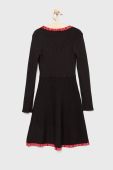 Дитяча сукня Guess колір чорний midi розкльошена (2609514)