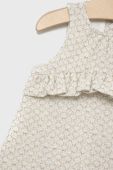 Дитяча сукня United Colors of Benetton колір бежевий midi розкльошена (2630568)