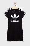 Дитяча сукня adidas Originals колір чорний mini пряма (2529181)