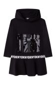 Дитяча сукня Dkny колір чорний mini розкльошена (2741115)