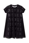 Дитяча сукня Dkny колір чорний mini розкльошена (2698963)
