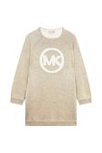 Дитяча бавовняна сукня Michael Kors колір золотий mini oversize (2701807)