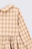 Дитяча бавовняна сукня Coccodrillo колір бежевий mini розкльошена (2826738)