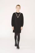 Дитяча сукня BOSS колір чорний mini oversize (2698971)