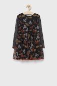 Дитяча сукня Desigual колір чорний mini розкльошена (2615694)