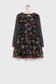 Дитяча сукня Desigual колір чорний mini розкльошена (2615694)