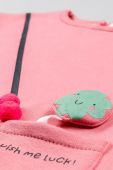 Дитяча сукня zippy колір рожевий mini oversize