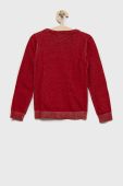 Дитячий бавовняний светер Guess колір червоний легкий (2625346)