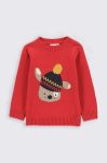Дитячий светр Coccodrillo колір червоний