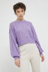 Светр JDY жіночий колір фіолетовий легкий