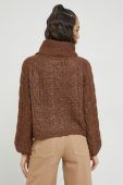 Светр з домішкою вовни Only жіночий колір коричневий гольф