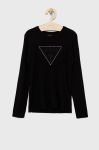 Дитячий светр Guess колір чорний легкий (2425138)