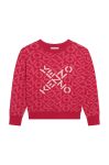 Дитячий светр Kenzo Kids колір рожевий легкий