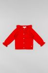 Дитячий кардиган zippy колір червоний легкий