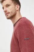Бавовняний светер Pepe Jeans чоловічий колір червоний
