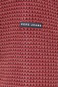 Бавовняний светер Pepe Jeans чоловічий колір червоний