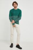 Светр Bruuns Bazaar чоловічий колір зелений