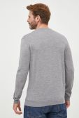 Вовняний светр United Colors of Benetton чоловічий колір сірий легкий (2677257)