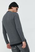 Светр з домішкою кашеміру Superdry чоловічий колір сірий легкий (2790322)