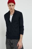 Вовняний кардиган HUGO чоловічий колір синій