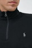 Кофта Polo Ralph Lauren чоловіча колір чорний однотонна (2793868)