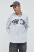 Светр Tommy Jeans чоловічий колір сірий (2666593)