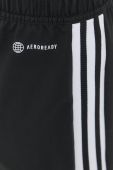 Шорти для тренувань adidas Performance Condivo 22 жіночі колір чорний з аплікацією висока посадка
