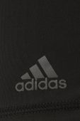 Шорти для бігу adidas Performance Run Icons жіночі колір чорний з принтом висока посадка