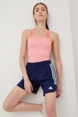Шорти для тренувань adidas Performance Condivo 22 жіночі колір синій з аплікацією висока посадка