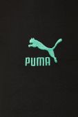 Шорти Puma X Dua Lipa жіночі колір чорний однотонні середня посадка