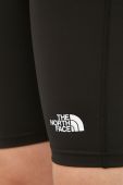 Спортивні шорти The North Face Flex жіночі колір чорний однотонні середня посадка