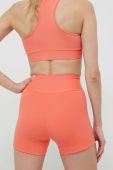 Шорти для тренувань LaBellaMafia Go On жіночі колір помаранчевий з аплікацією висока посадка