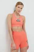 Шорти для тренувань LaBellaMafia Go On жіночі колір помаранчевий з аплікацією висока посадка