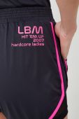 Шорти для тренувань LaBellaMafia Wake Up жіночі колір чорний з принтом висока посадка (2930775)