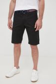 Бавовняні шорти Tommy Hilfiger чоловічі колір чорний (2411225)