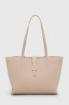Шкіряна сумочка Furla колір бежевий (2409781)