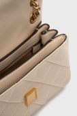 Шкіряна сумочка Tory Burch колір бежевий (2707524)