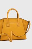 Шкіряна сумочка MICHAEL Michael Kors колір жовтий (3456509)