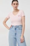 Футболка Guess жіночий колір рожевий (2848448)