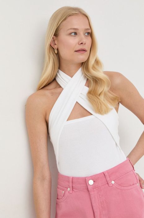 Топ Bruuns Bazaar жіночий колір білий (2423756)