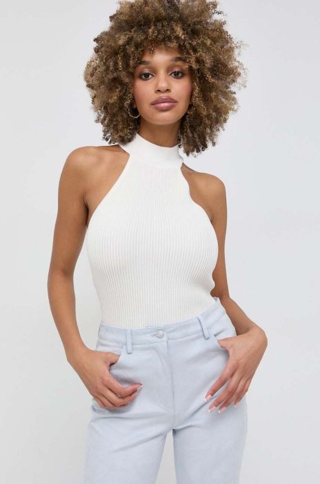 Топ Guess жіночий колір білий півгольф