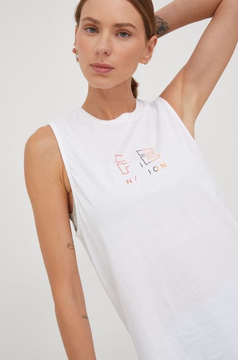 Бавовняний топ P.E Nation колір білий (2682144)