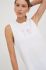 Бавовняний топ P.E Nation колір білий (2682144)