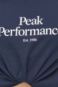 Бавовняна футболка Peak Performance колір синій (3080286)