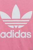 Дитяча бавовняна футболка adidas Originals колір рожевий (2455519)