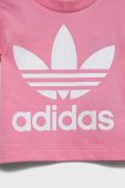 Дитяча бавовняна футболка adidas Originals колір рожевий (2510757)