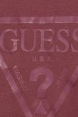 Дитяча бавовняна футболка Guess колір фіолетовий (2566168)