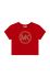 Дитяча бавовняна футболка Michael Kors колір червоний (2692347)