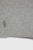 Дитячий топ Polo Ralph Lauren 2-pack колір сірий однотонний