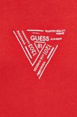 Футболка Guess чоловічий колір червоний з принтом (2465090)